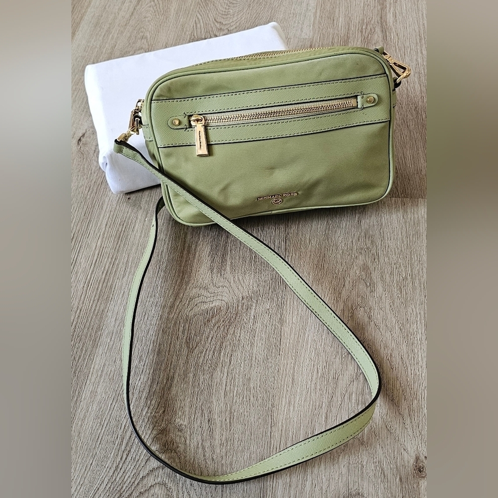 MK Crossbody Bag – Light Green